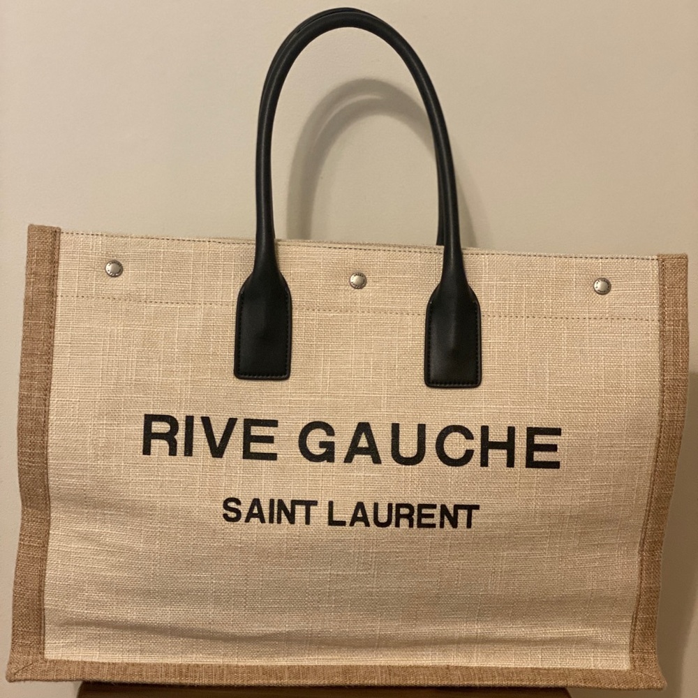 Cream & Tan Tote